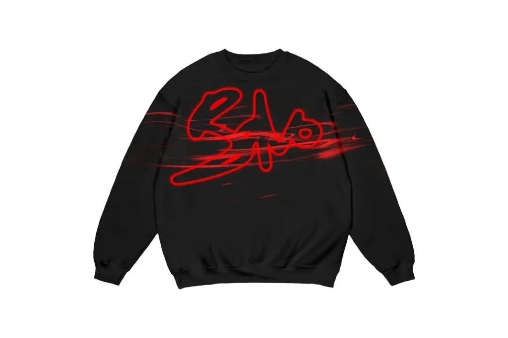 Black Over Size Crew Neck (S)